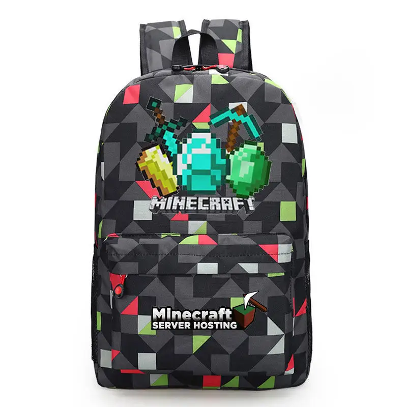 Mochila Minecraft infantil Enderman Creeper grande capacidad - Imagen 8