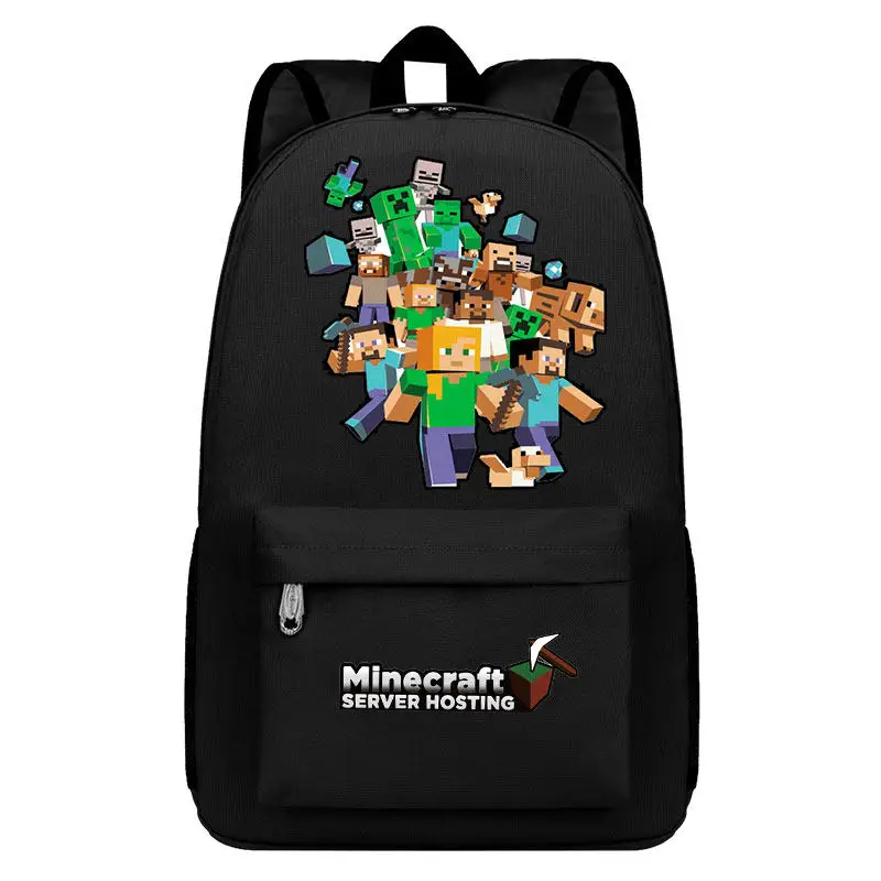 Mochila Minecraft infantil Enderman Creeper grande capacidad - Imagen 10