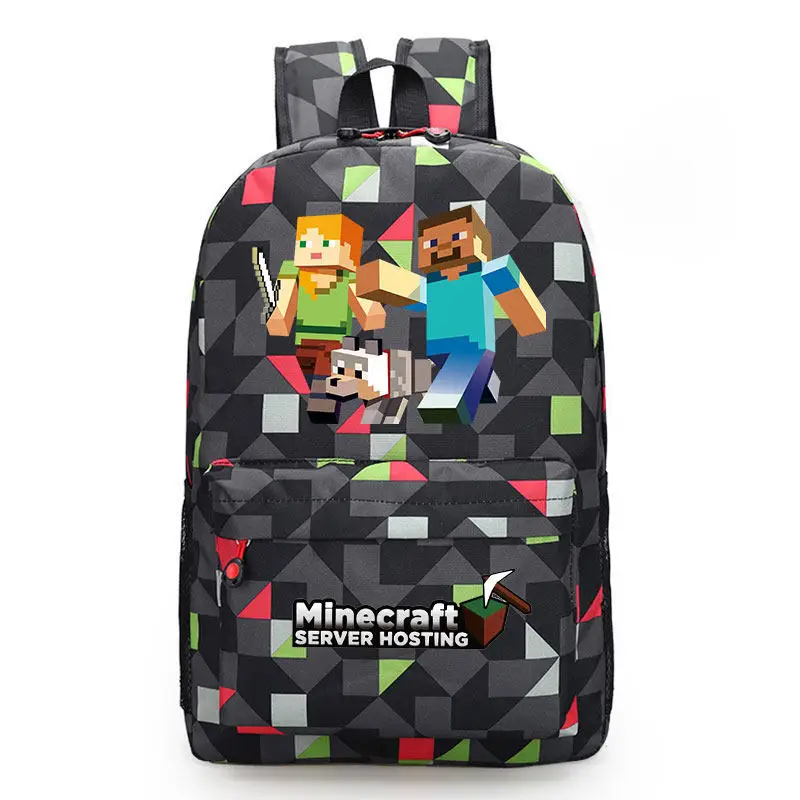 Mochila Minecraft infantil Enderman Creeper grande capacidad - Imagen 7