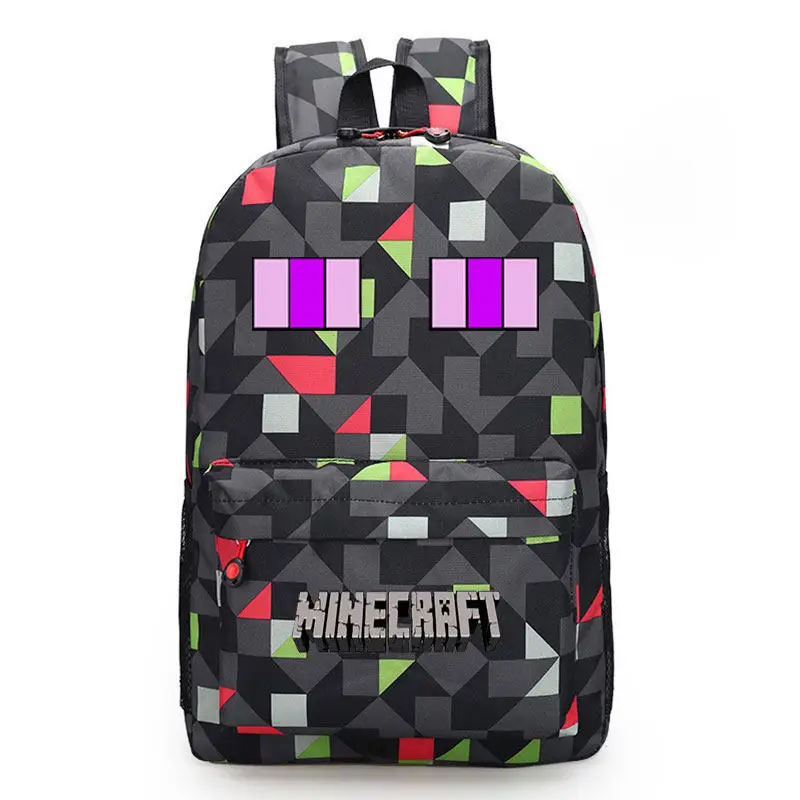Mochila Minecraft infantil Enderman Creeper grande capacidad - Imagen 6