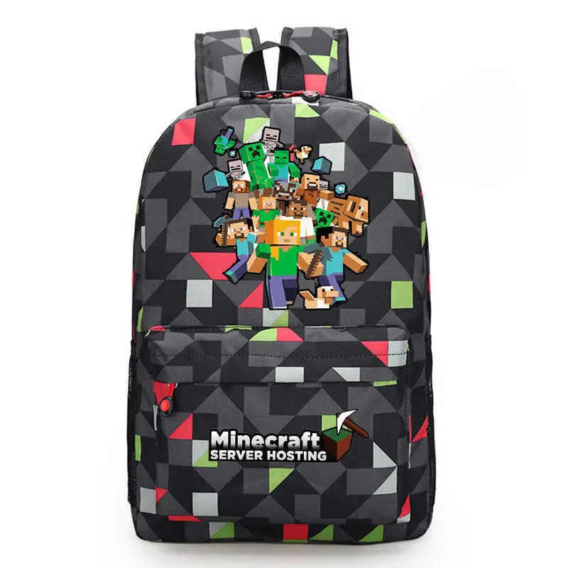 Mochila Minecraft infantil Enderman Creeper grande capacidad - Imagen 9