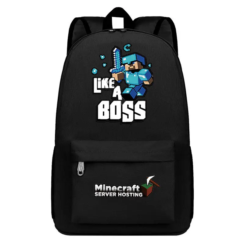 Mochila Minecraft infantil Enderman Creeper grande capacidad - Imagen 12