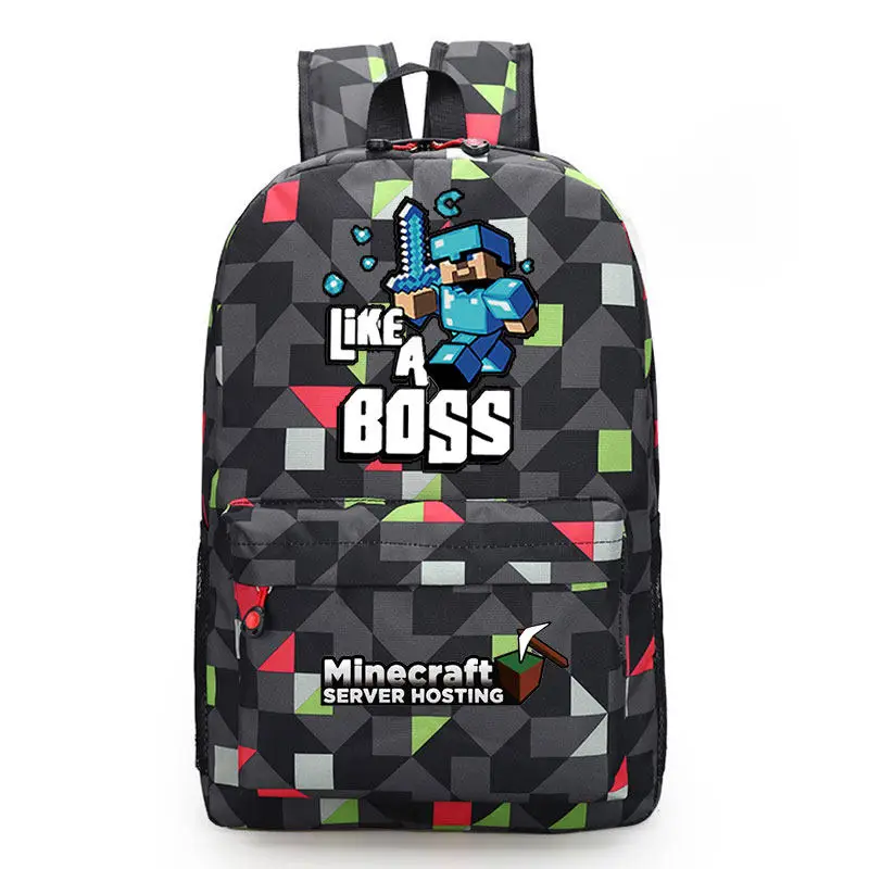 Mochila Minecraft infantil Enderman Creeper grande capacidad - Imagen 16