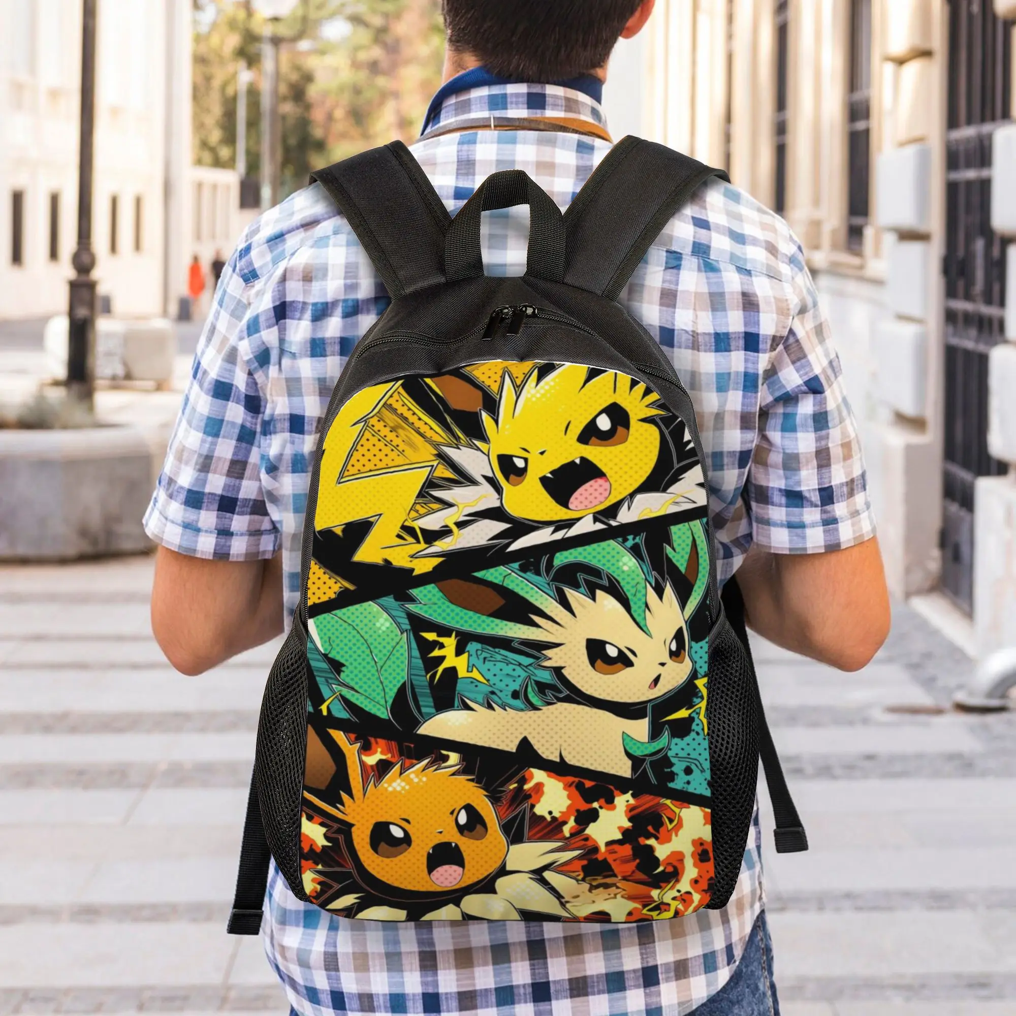 Mochila Pokemon Eeveelution | Diseño Fashion Work Office - Imagen 3