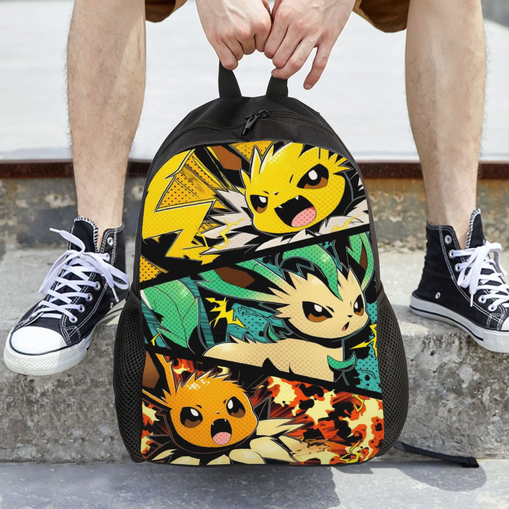 Mochila Pokemon Eeveelution | Diseño Fashion Work Office - Imagen 4